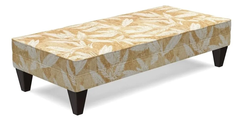 Kirdford Footstool in Linwood Omega Velvet Capri