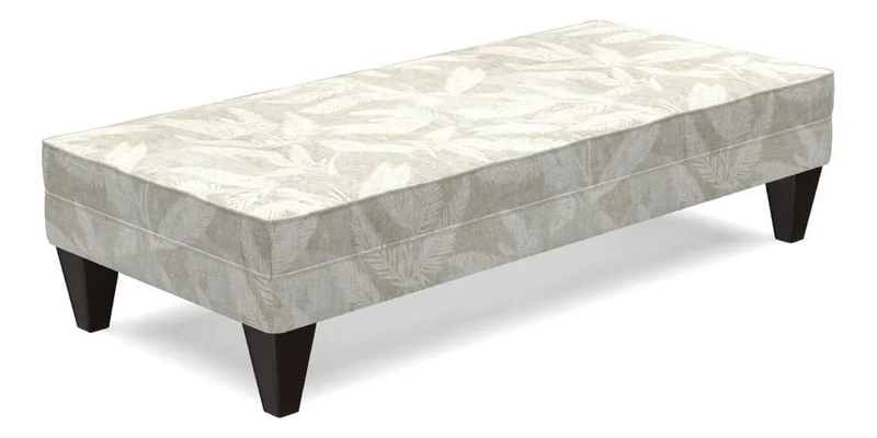 Kirdford Footstool in Linwood Omega Velvet Capri