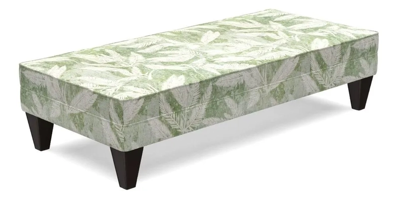 Kirdford Footstool in Linwood Omega Velvet Capri