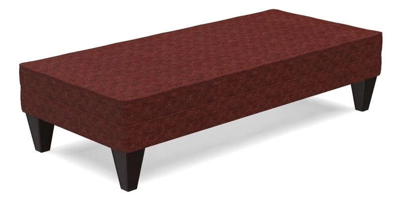 Kirdford Footstool in Linwood Omega Velvet Capri