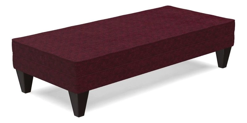 Kirdford Footstool in Linwood Omega Velvet Capri
