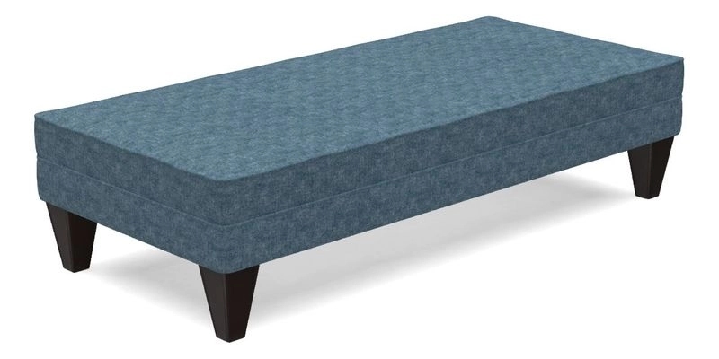 Kirdford Footstool in Linwood Omega Velvet Capri