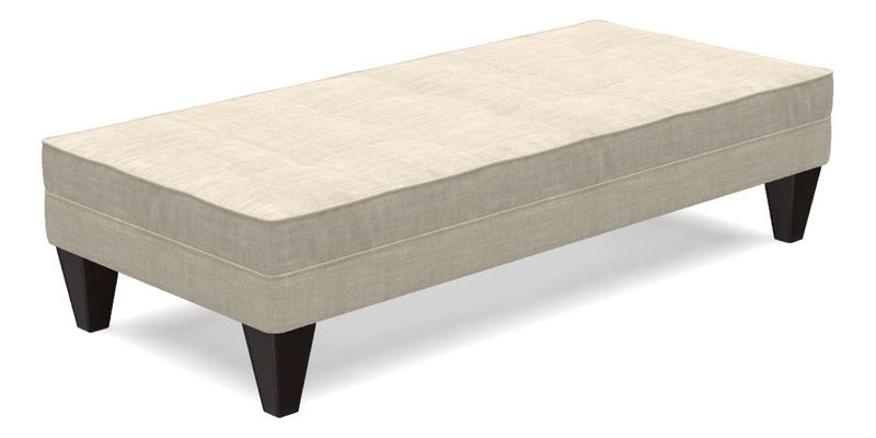 Kirdford Footstool in Linwood Omega Velvet Capri