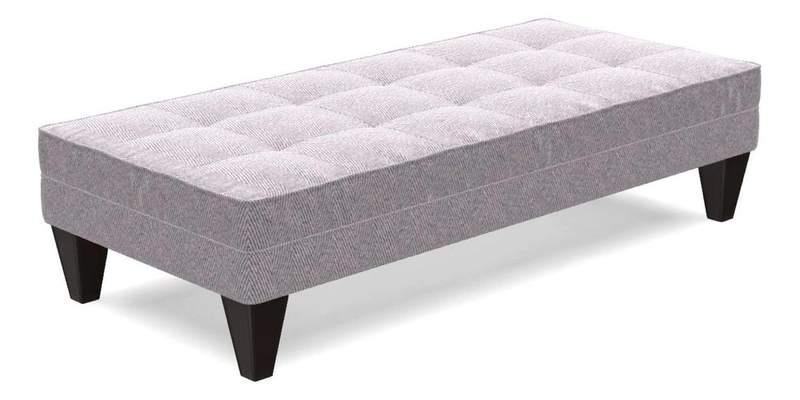 Kirdford Footstool in Linwood Omega Velvet Capri