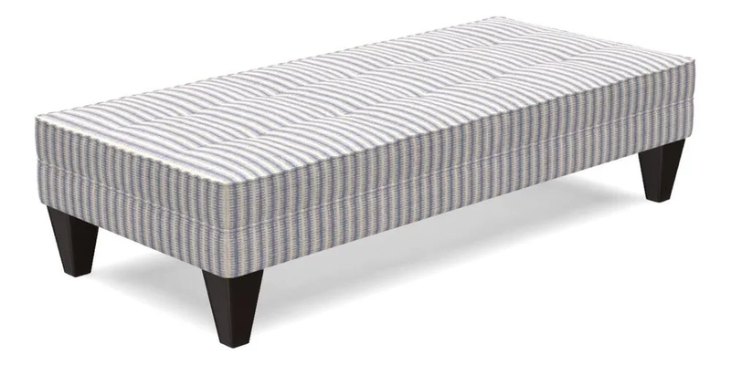 Kirdford Footstool in Linwood Omega Velvet Capri