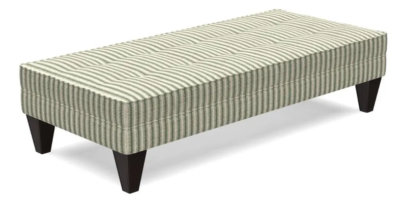 Kirdford Footstool in Linwood Omega Velvet Capri