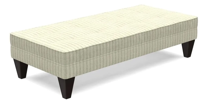 Kirdford Footstool in Linwood Omega Velvet Capri