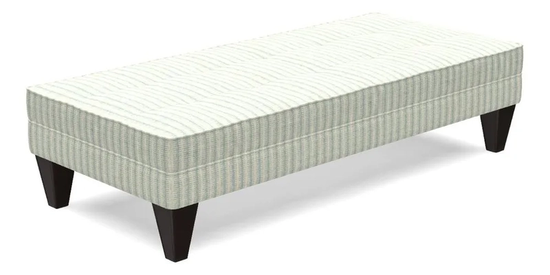Kirdford Footstool in Linwood Omega Velvet Capri