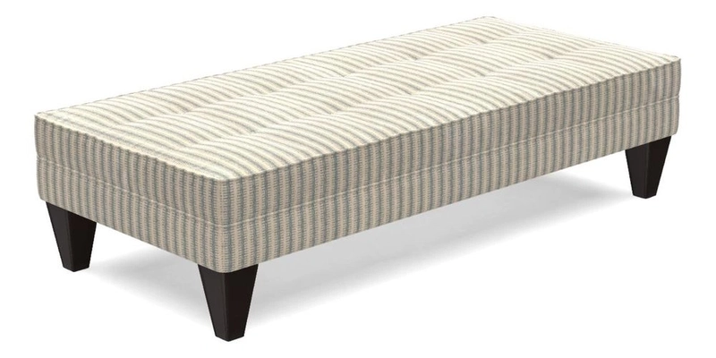 Kirdford Footstool in Linwood Omega Velvet Capri
