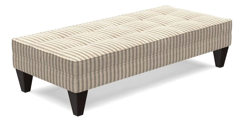 Kirdford Footstool in Linwood Omega Velvet Capri