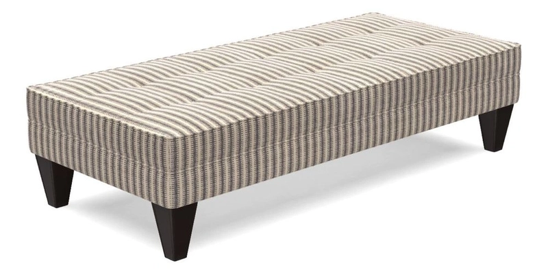 Kirdford Footstool in Linwood Omega Velvet Capri