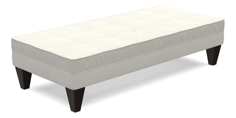 Kirdford Footstool in Linwood Omega Velvet Capri