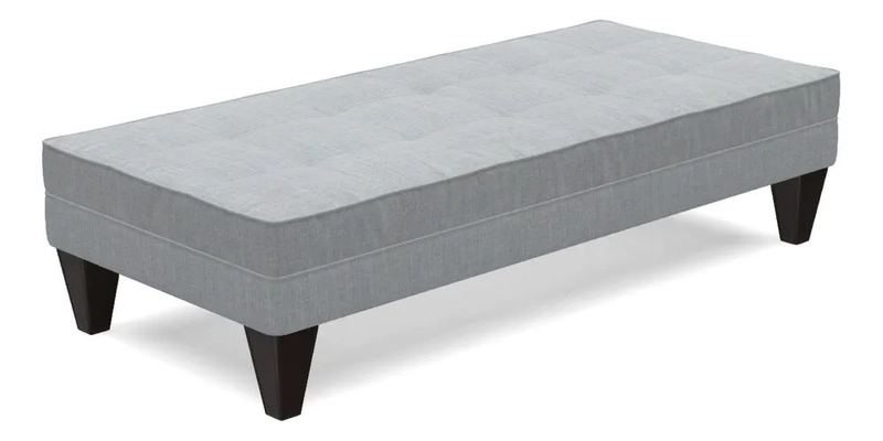 Kirdford Footstool in Linwood Omega Velvet Capri