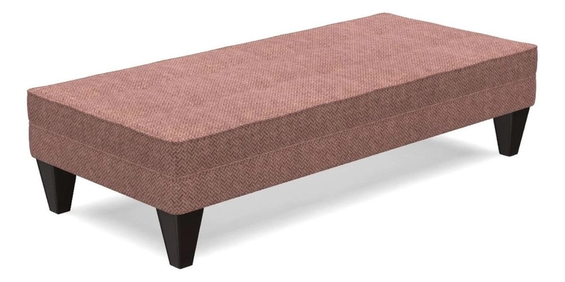 Kirdford Footstool in Linwood Omega Velvet Capri