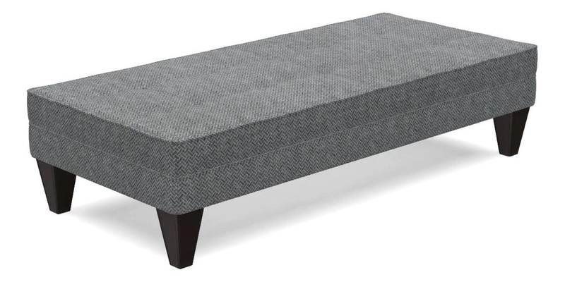 Kirdford Footstool in Linwood Omega Velvet Capri