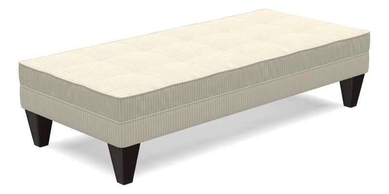 Kirdford Footstool in Linwood Omega Velvet Capri