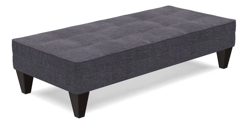Kirdford Footstool in Linwood Omega Velvet Capri
