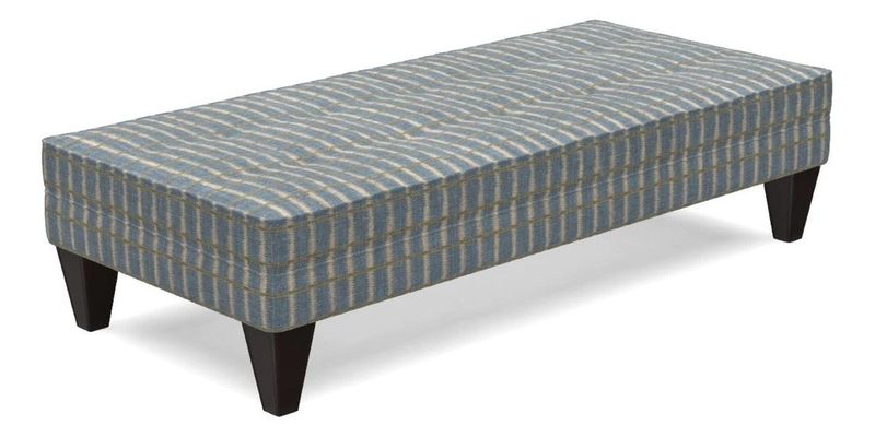 Kirdford Footstool in Linwood Omega Velvet Capri