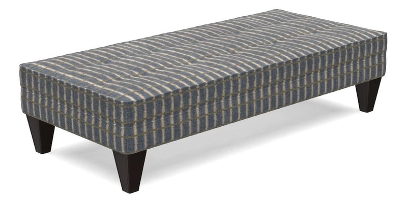 Kirdford Footstool in Linwood Omega Velvet Capri