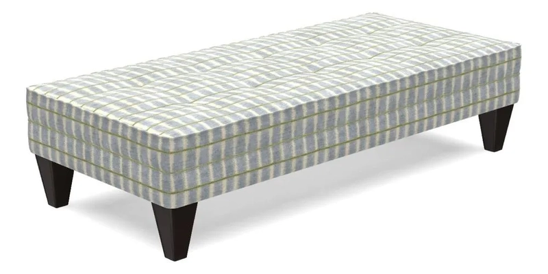 Kirdford Footstool in Linwood Omega Velvet Capri