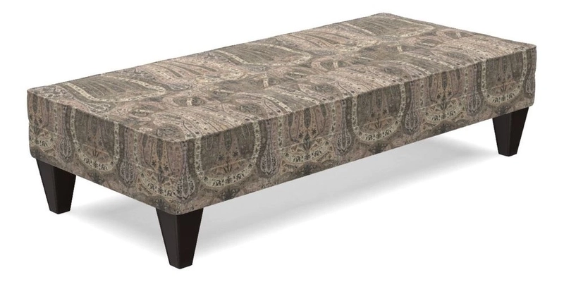 Kirdford Footstool in Linwood Omega Velvet Capri