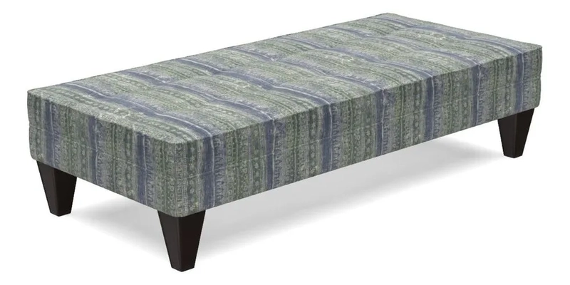 Kirdford Footstool in Linwood Omega Velvet Capri