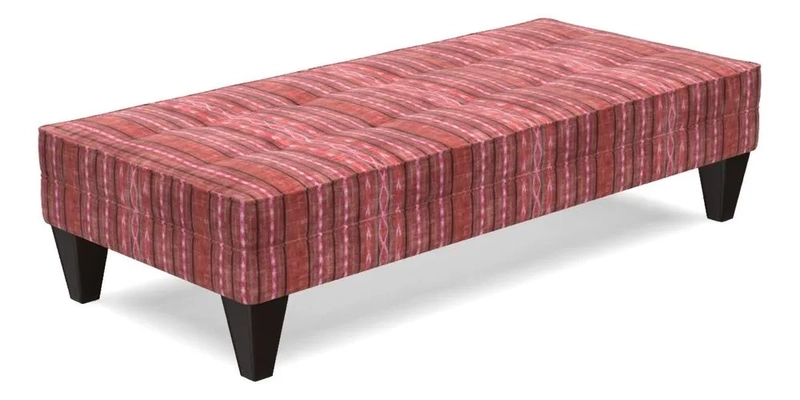 Kirdford Footstool in Linwood Omega Velvet Capri