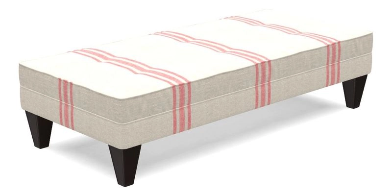 Kirdford Footstool in Linwood Omega Velvet Capri