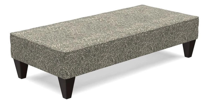 Kirdford Footstool in Linwood Omega Velvet Capri