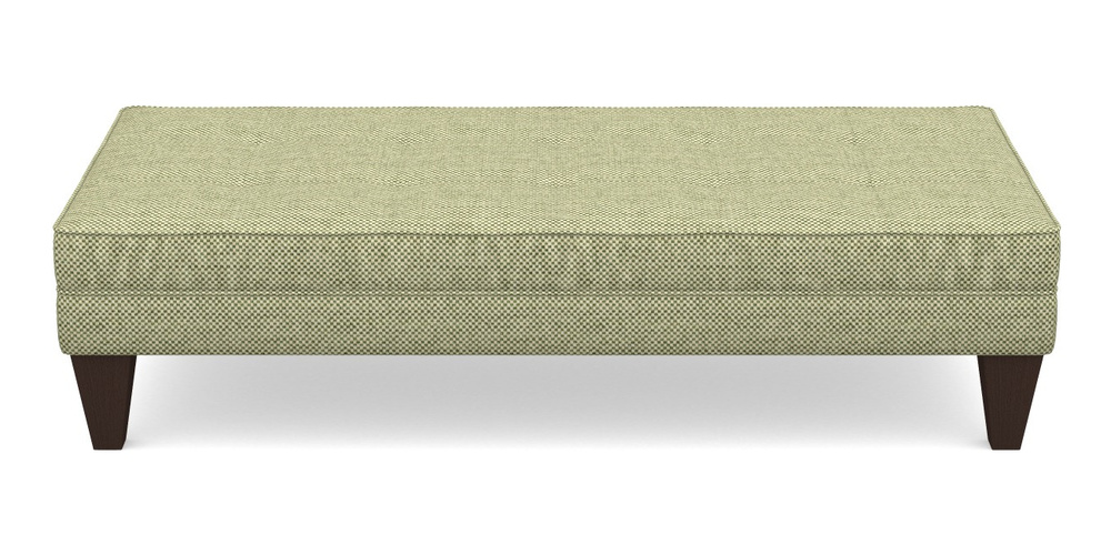 Product photograph of Kirdford Footstool In Basket Weave - Sage from Sofas and Stuff Limited