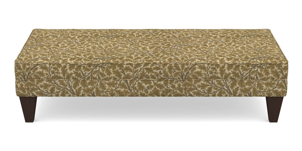 Product photograph of Kirdford Footstool In V A Drawn From Nature Collection - Oak Tree - Gold from Sofas and Stuff Limited