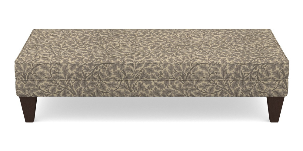 Product photograph of Kirdford Footstool In V A Drawn From Nature Collection - Oak Tree - Grey from Sofas and Stuff Limited