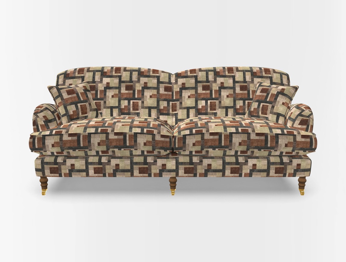 4 Seater, 2 Hump Split Sofa