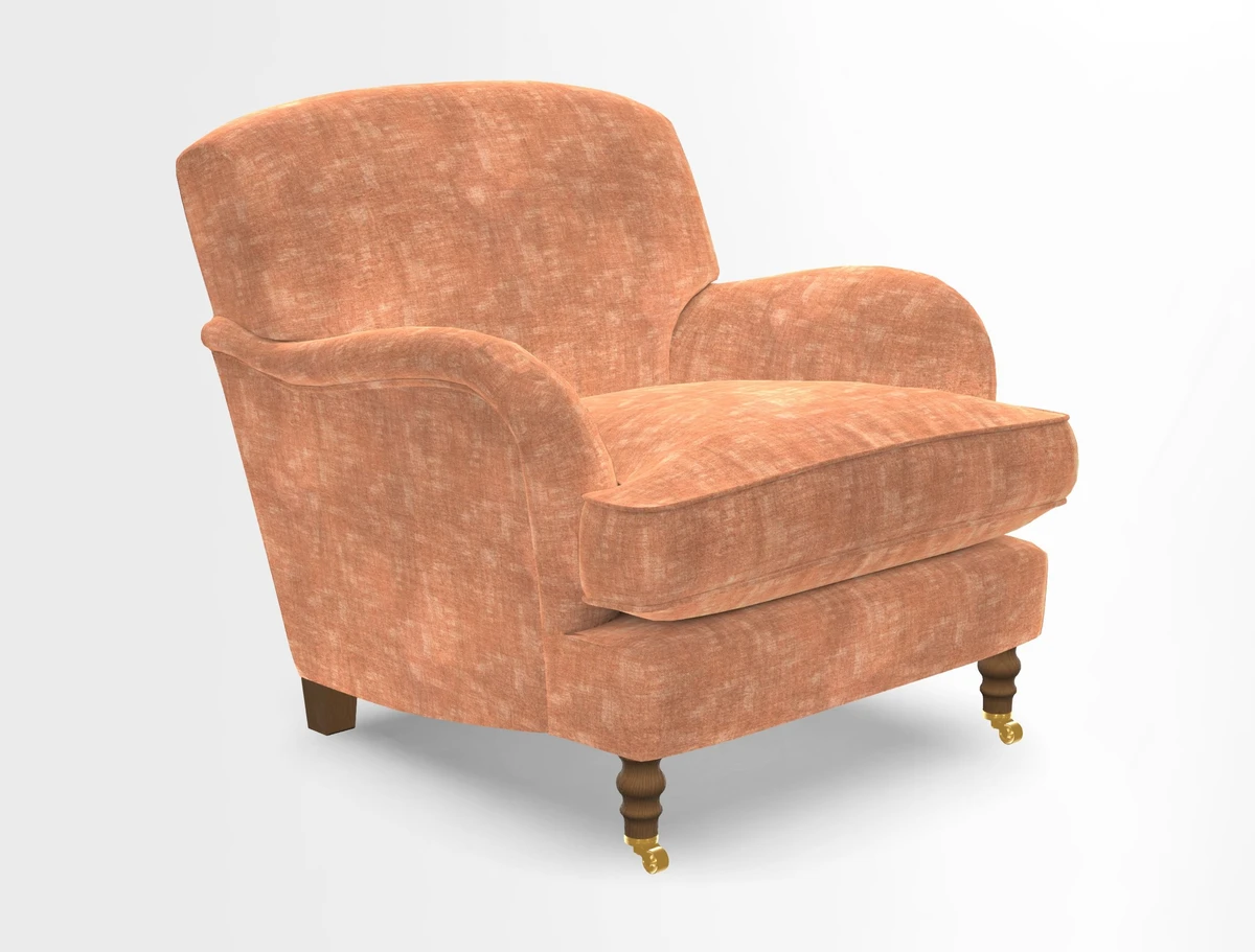 Kentwell Chair in Caroline Maria Applebee Collage Wildflowers with fringe in Sophie Bullion Currant