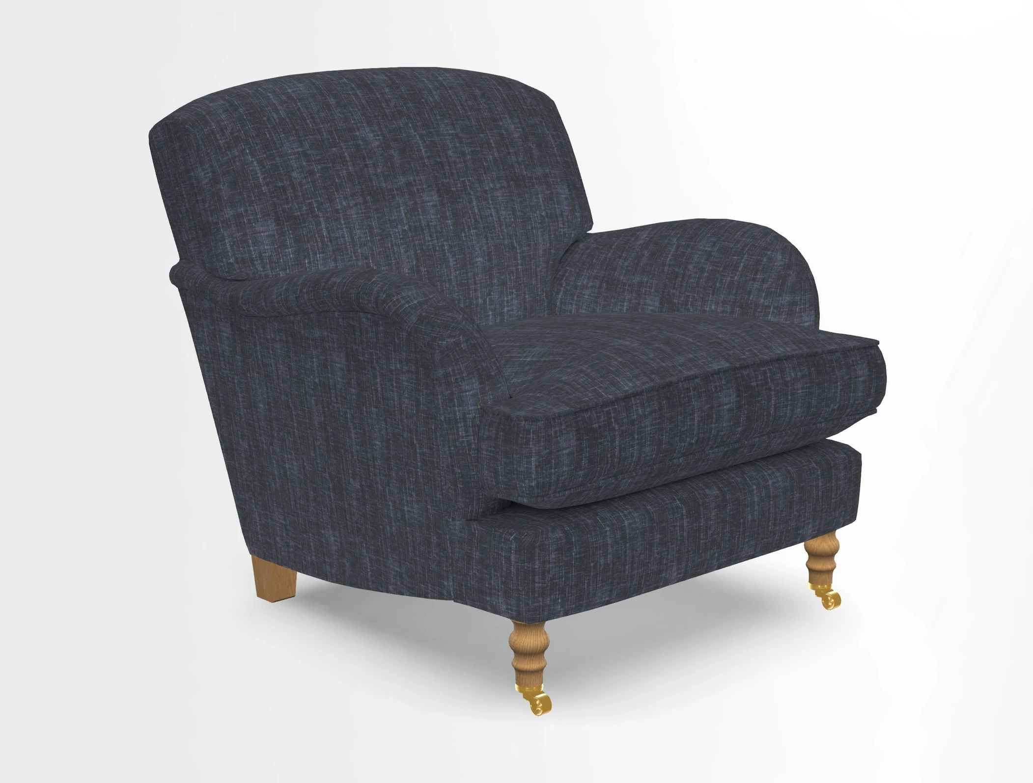 Kentwell Chair in Caroline Maria Applebee Collage Wildflowers with fringe in Sophie Bullion Currant