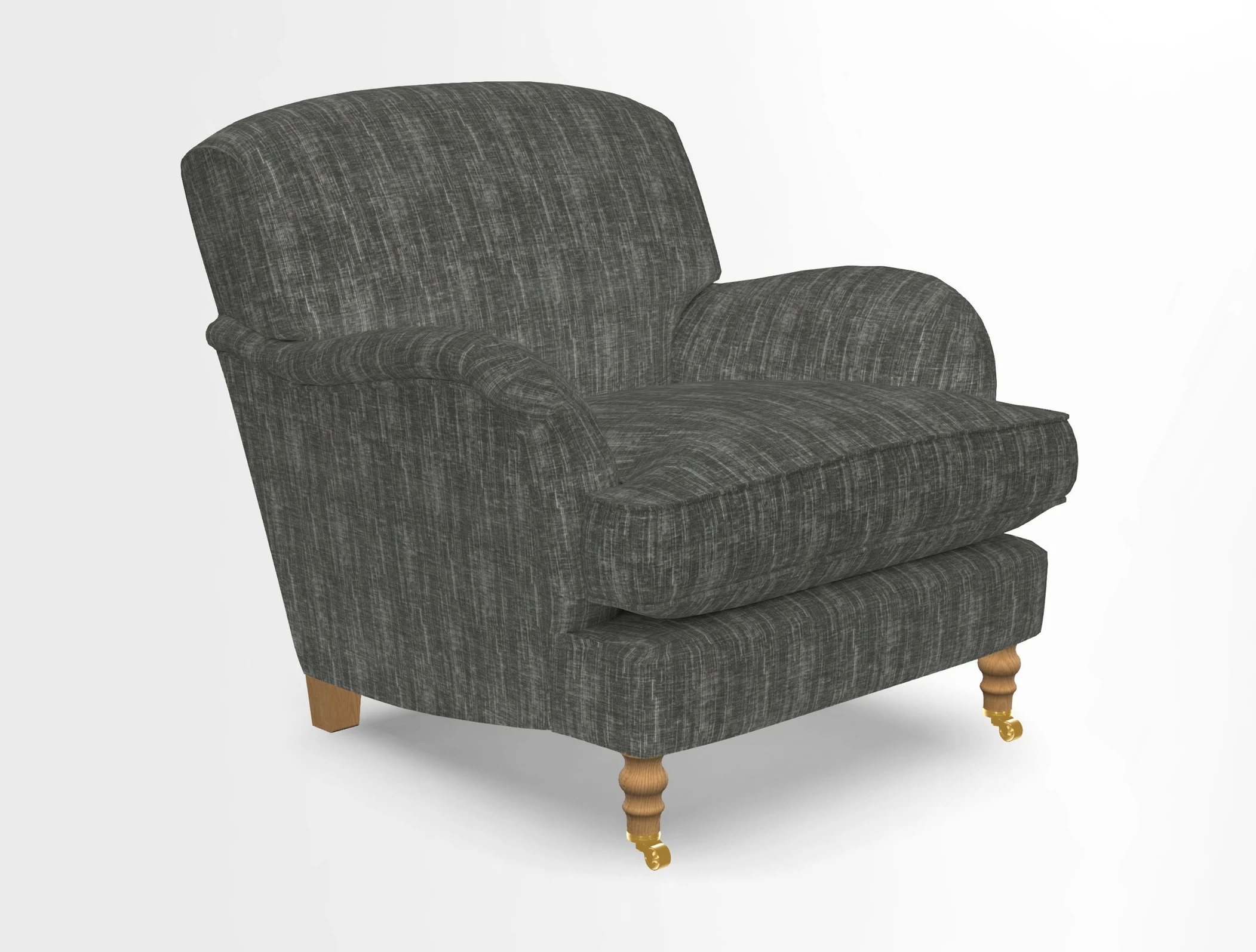 Kentwell Chair in Caroline Maria Applebee Collage Wildflowers with fringe in Sophie Bullion Currant