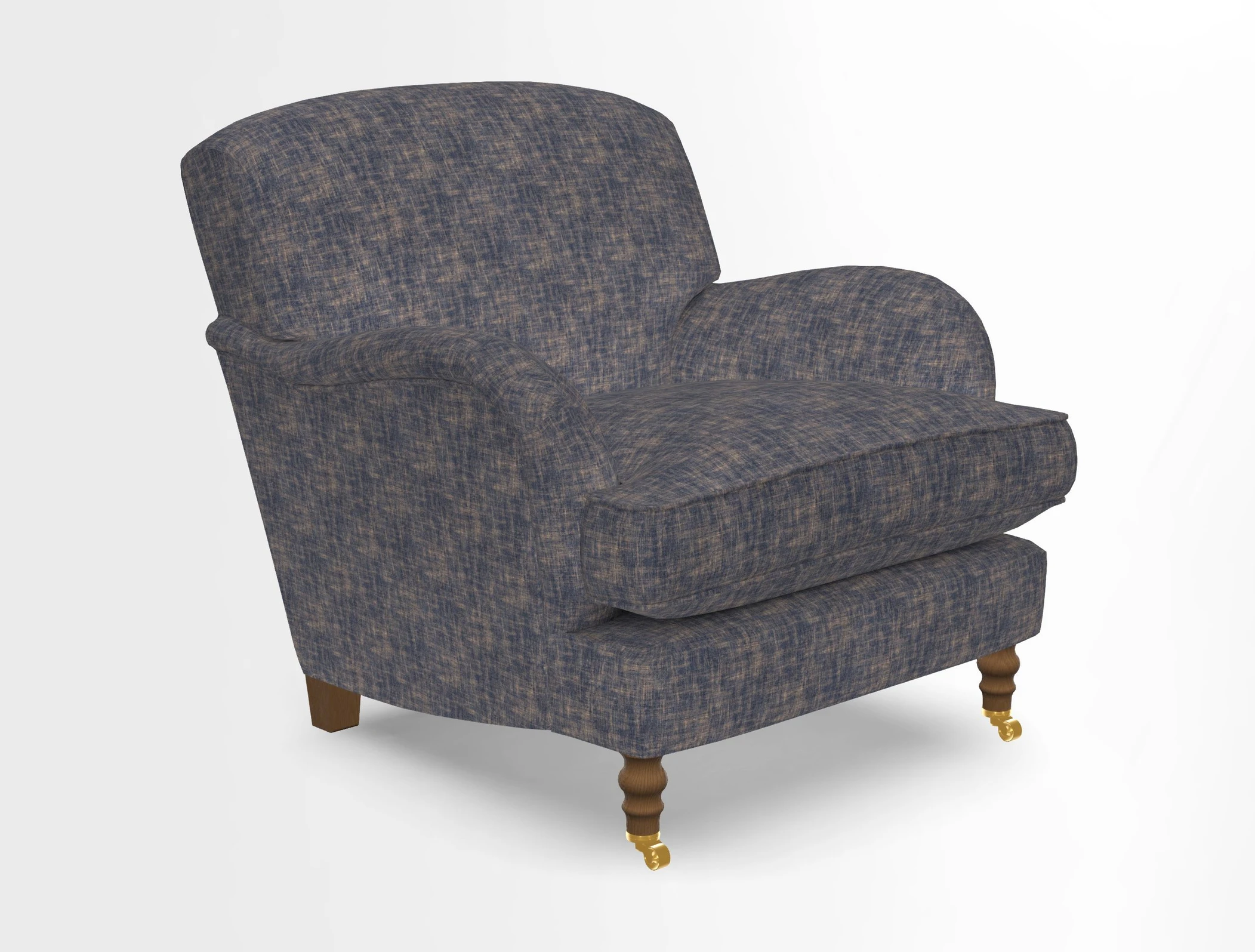 Kentwell Chair in Caroline Maria Applebee Collage Wildflowers with fringe in Sophie Bullion Currant