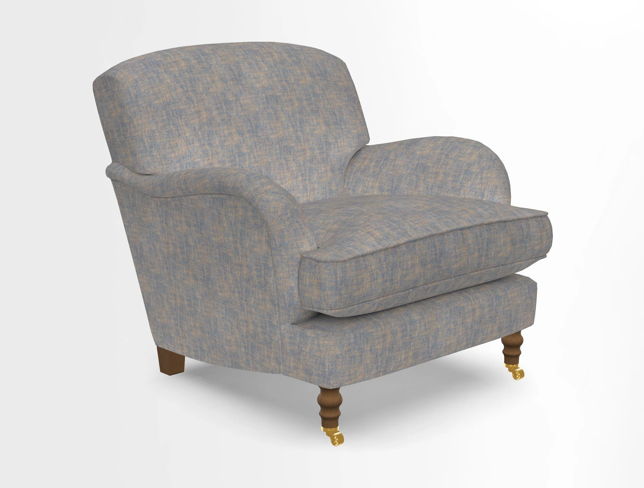 Kentwell Chair in Caroline Maria Applebee Collage Wildflowers with fringe in Sophie Bullion Currant