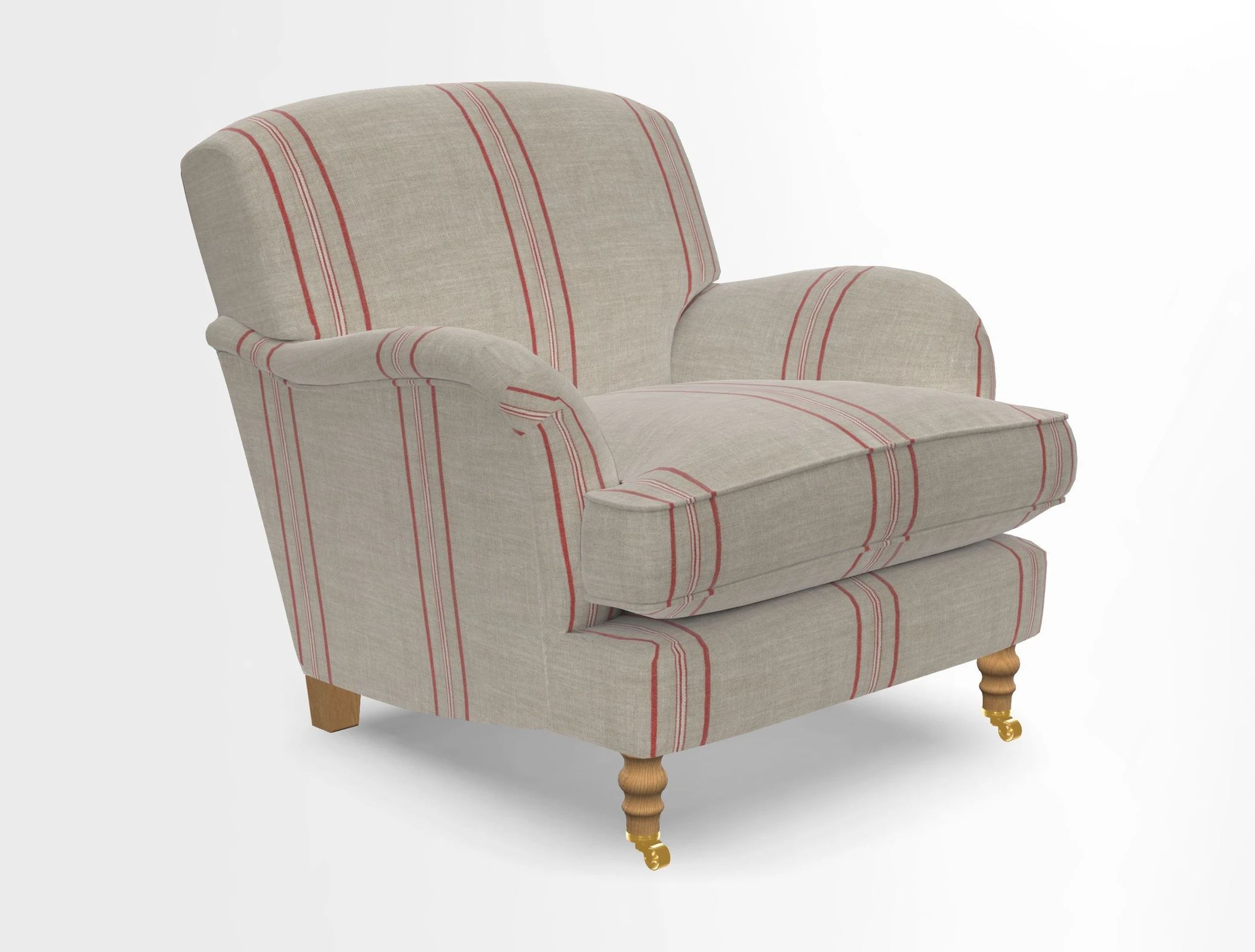 Kentwell Chair in Caroline Maria Applebee Collage Wildflowers with fringe in Sophie Bullion Currant