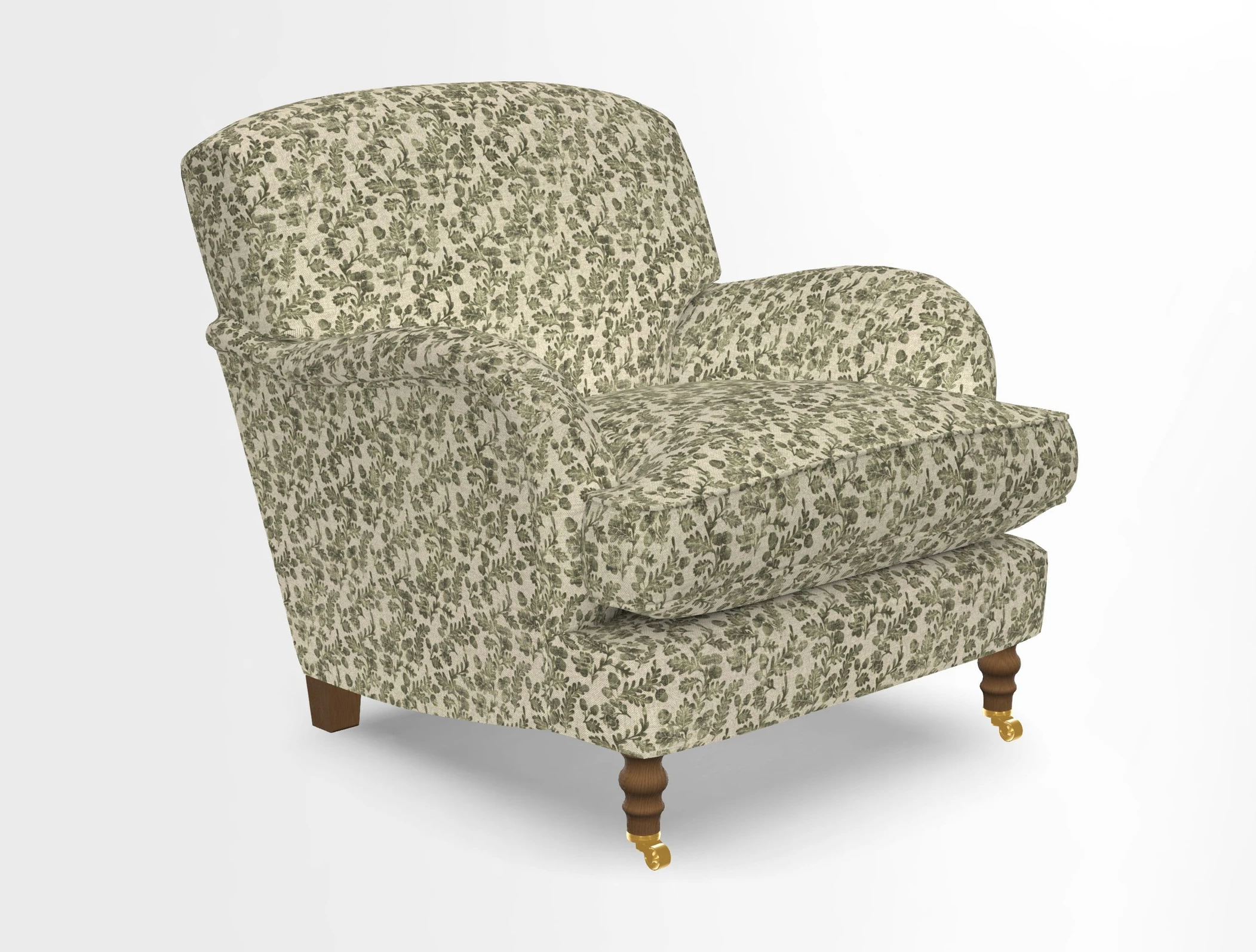 Kentwell Chair in Caroline Maria Applebee Collage Wildflowers with fringe in Sophie Bullion Currant