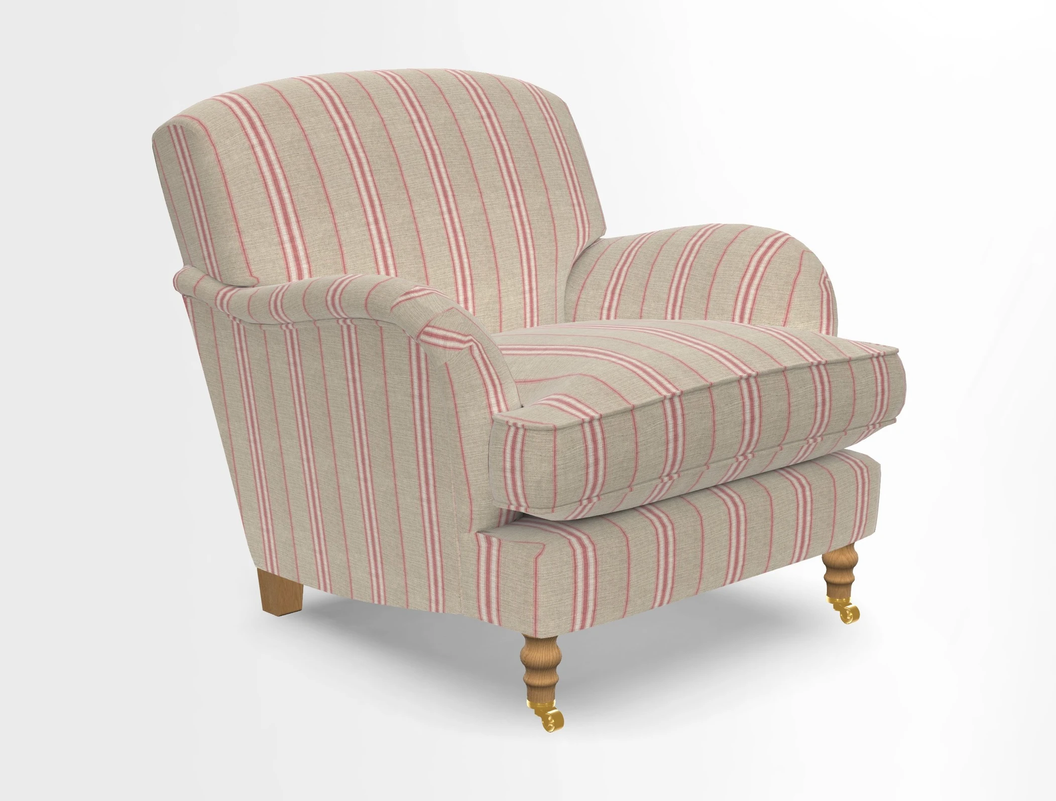 Kentwell Chair in Caroline Maria Applebee Collage Wildflowers with fringe in Sophie Bullion Currant