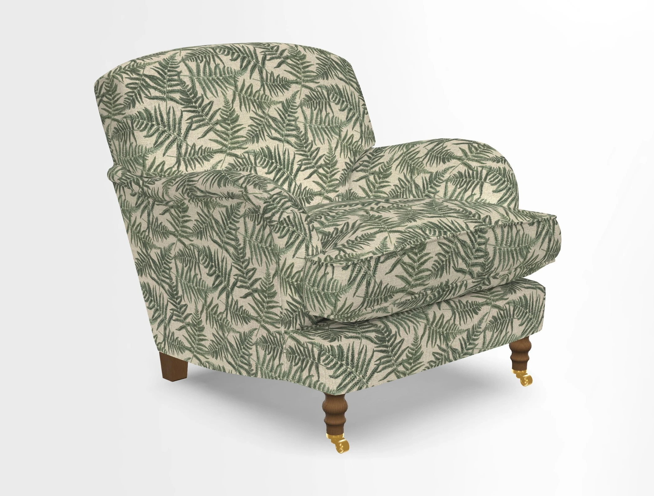 Kentwell Chair in Caroline Maria Applebee Collage Wildflowers with fringe in Sophie Bullion Currant