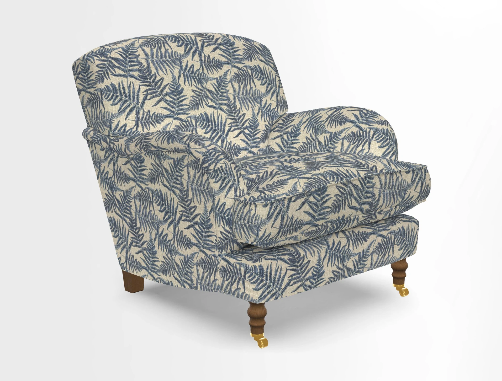 Kentwell Chair in Caroline Maria Applebee Collage Wildflowers with fringe in Sophie Bullion Currant