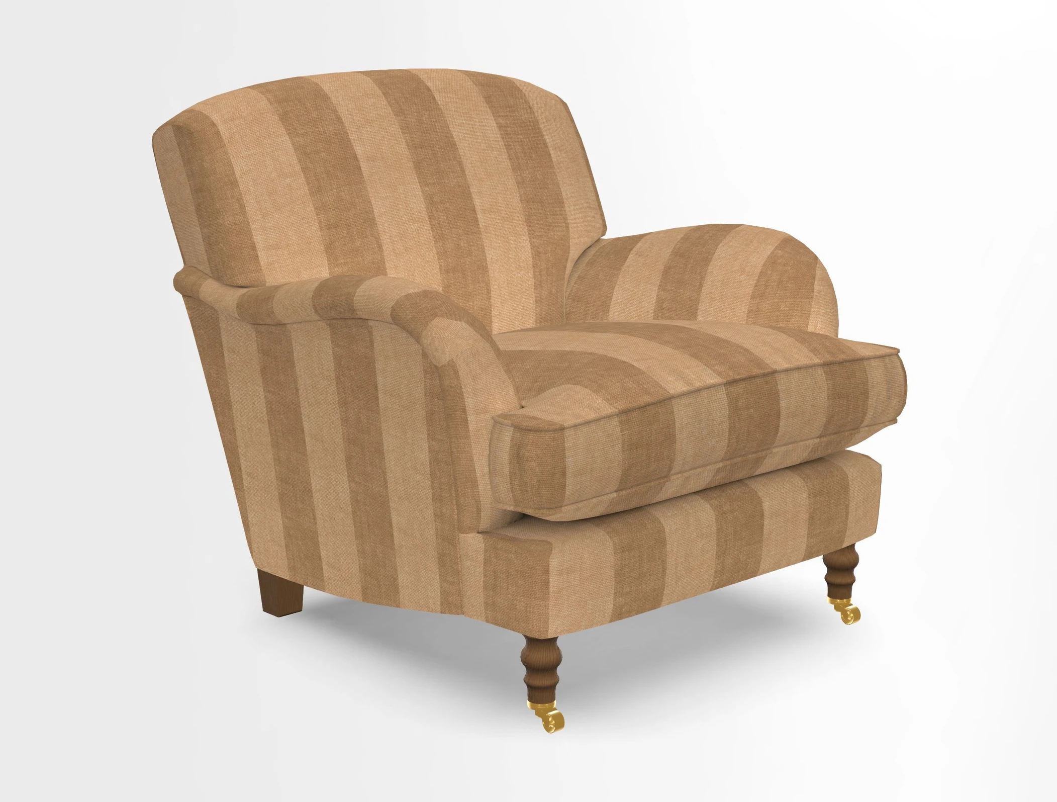Kentwell Chair in Caroline Maria Applebee Collage Wildflowers with fringe in Sophie Bullion Currant