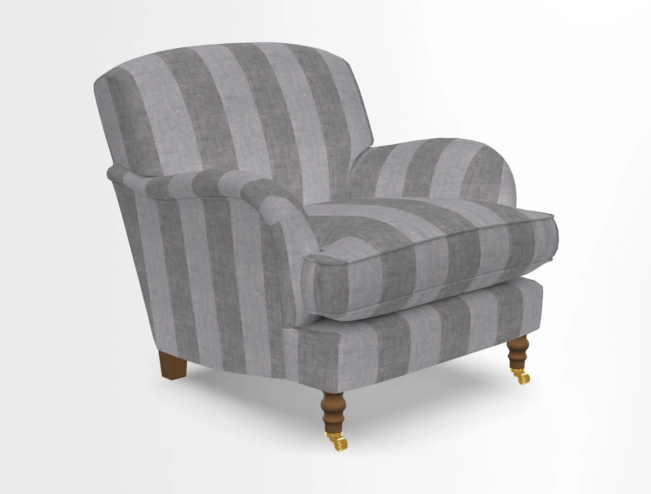 Kentwell Chair in Caroline Maria Applebee Collage Wildflowers with fringe in Sophie Bullion Currant