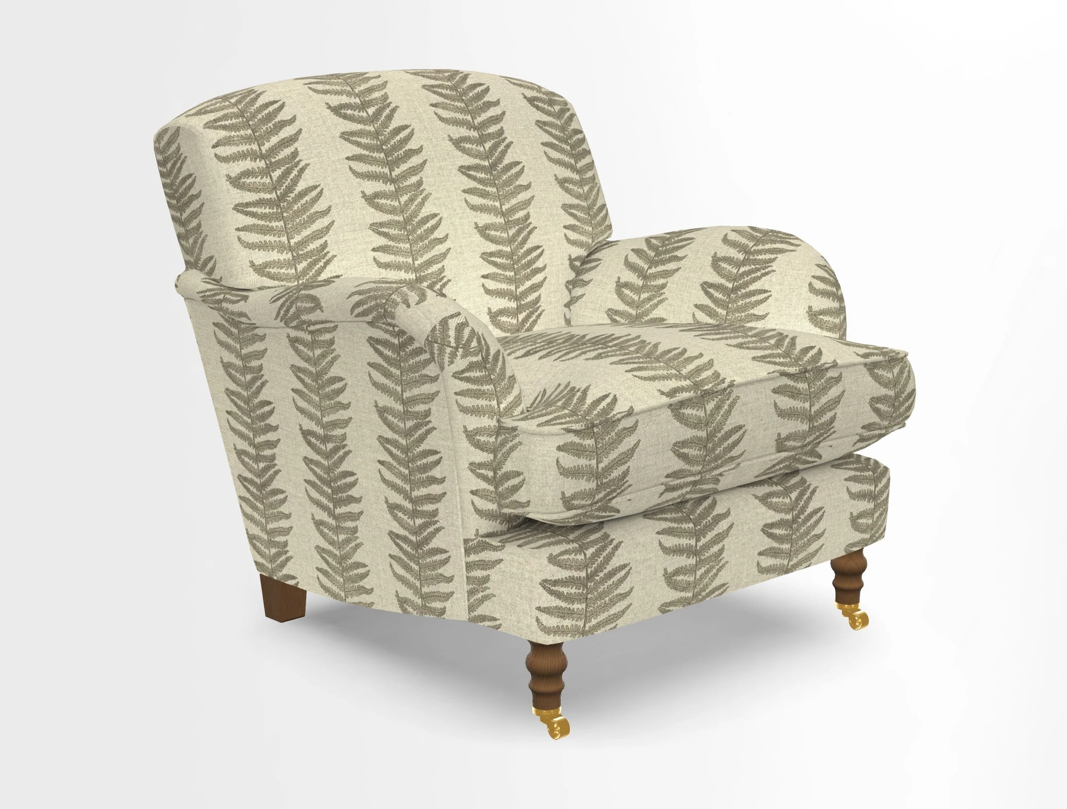 Kentwell Chair in Caroline Maria Applebee Collage Wildflowers with fringe in Sophie Bullion Currant