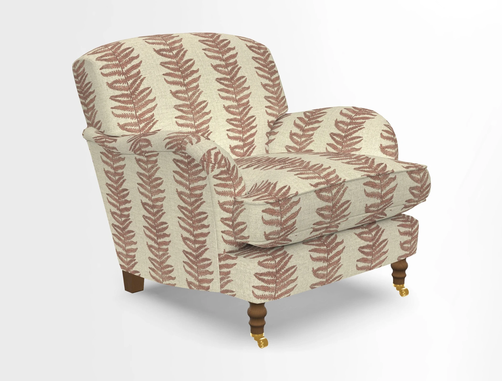 Kentwell Chair in Caroline Maria Applebee Collage Wildflowers with fringe in Sophie Bullion Currant