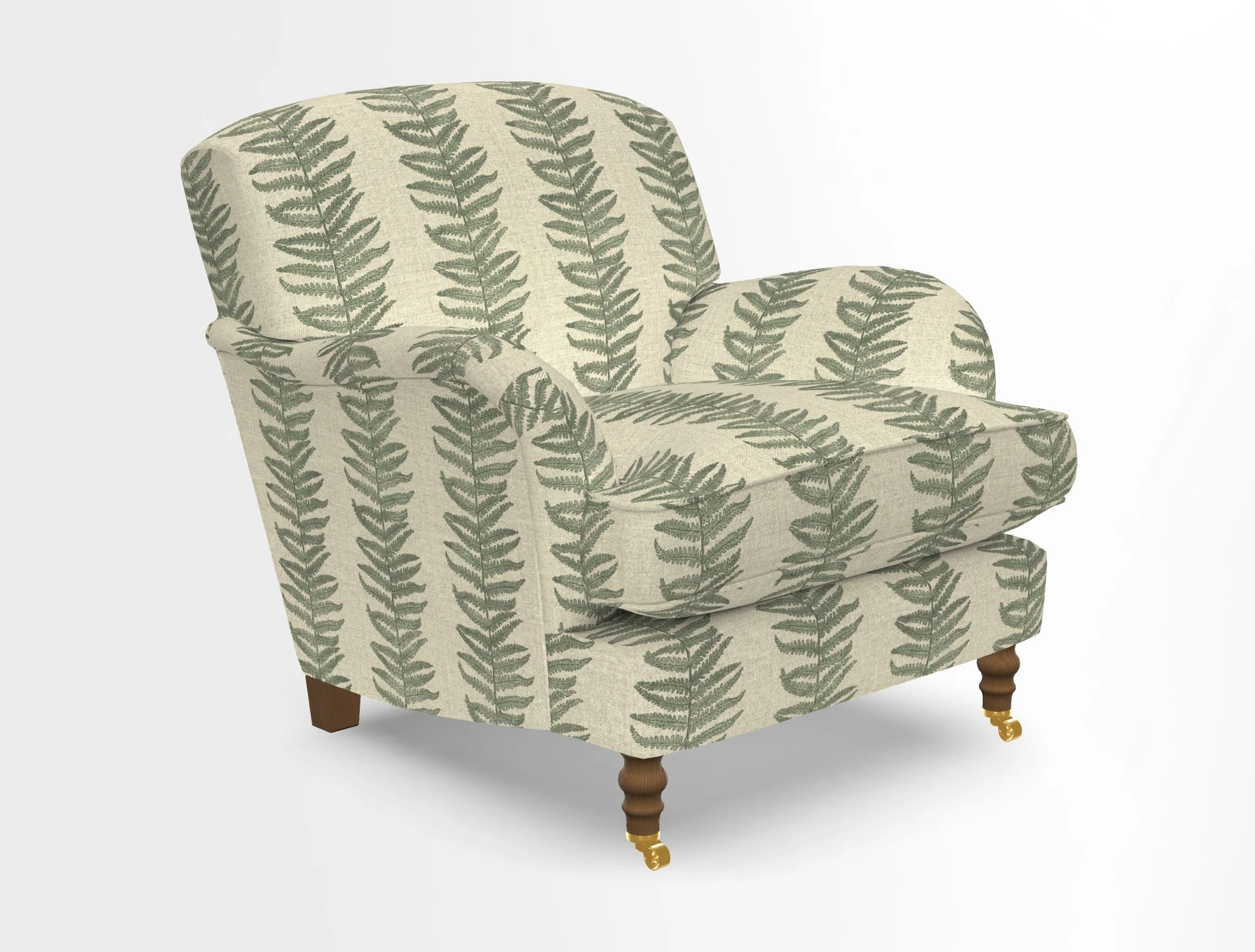 Kentwell Chair in Caroline Maria Applebee Collage Wildflowers with fringe in Sophie Bullion Currant