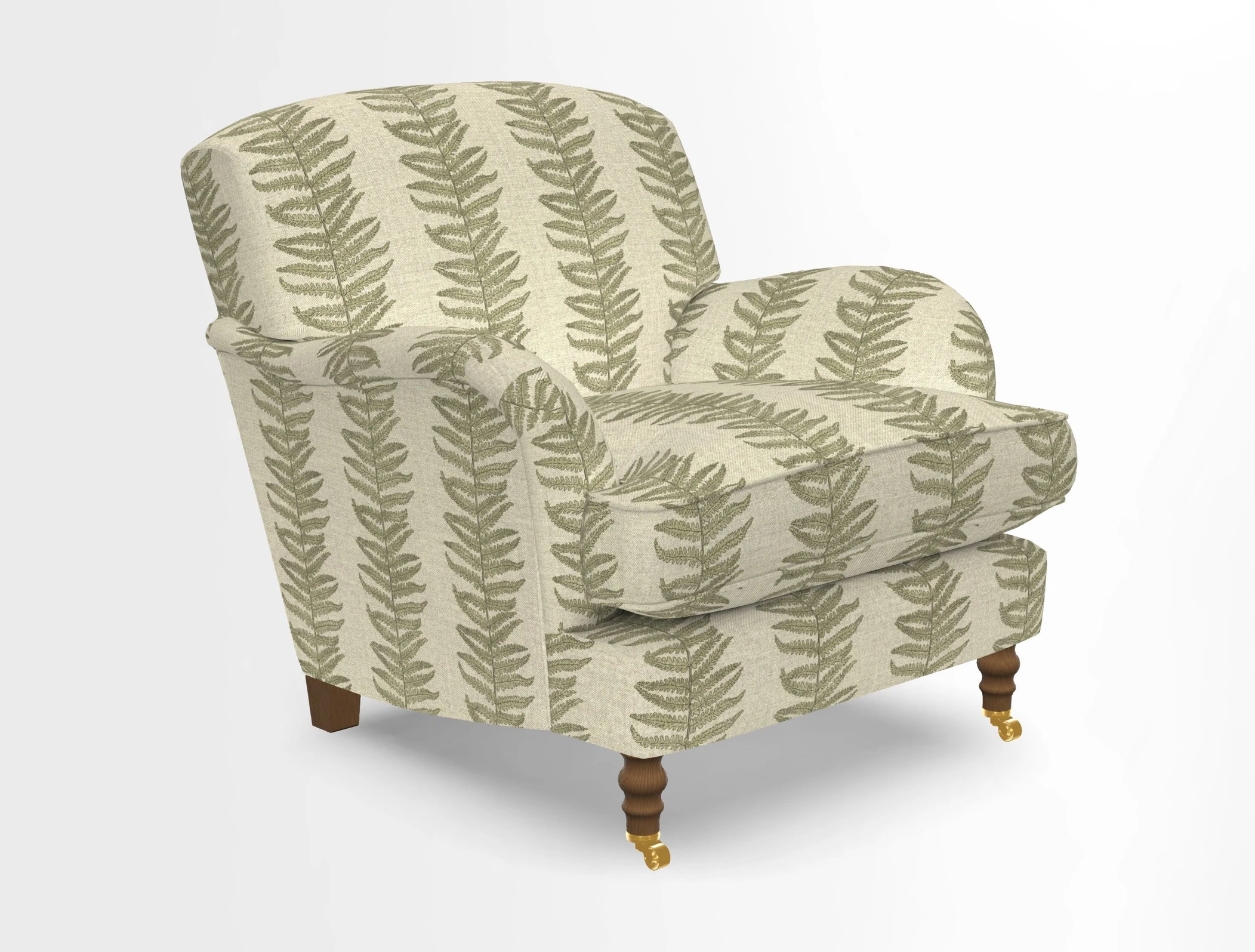 Kentwell Chair in Caroline Maria Applebee Collage Wildflowers with fringe in Sophie Bullion Currant