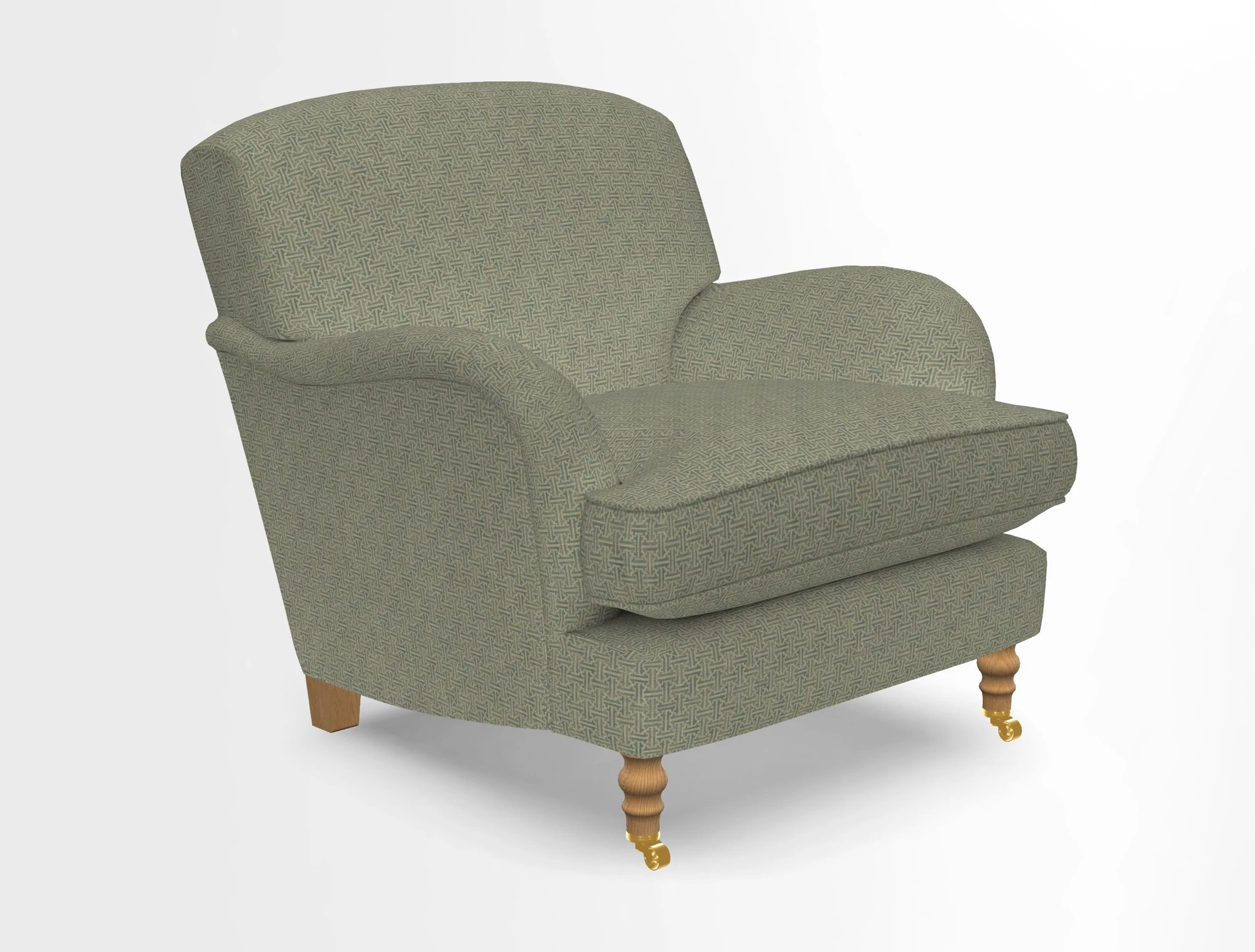 Kentwell Chair in Caroline Maria Applebee Collage Wildflowers with fringe in Sophie Bullion Currant